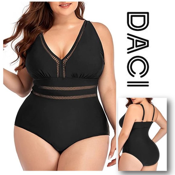 DACI Plus Size One Piece Swimsuit 🏊 NEW WITH TAGS! - Picture 1 of 16
